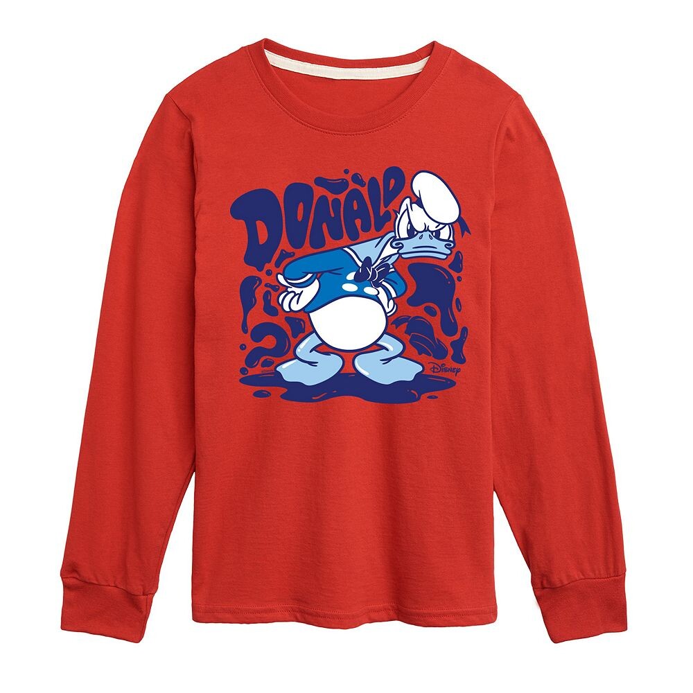 Футболка с длинными рукавами и рисунком «Дональд Дак» для мальчиков 8–20 лет Disney's «Микки Маус и друзья», красный
Футболка с длинными рукавами и рисунком «Дональд Дак» для мальчиков 8–20 лет Disney's «Микки Маус и друзья», красный