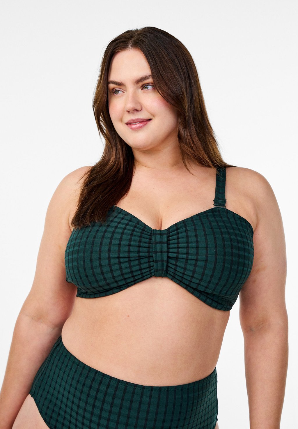 Верх бикини MIT ABNEHMBAREN TRÄGERN Zizzi, темно-зеленый
Верх бикини MIT ABNEHMBAREN TRÄGERN Zizzi, темно-зеленый