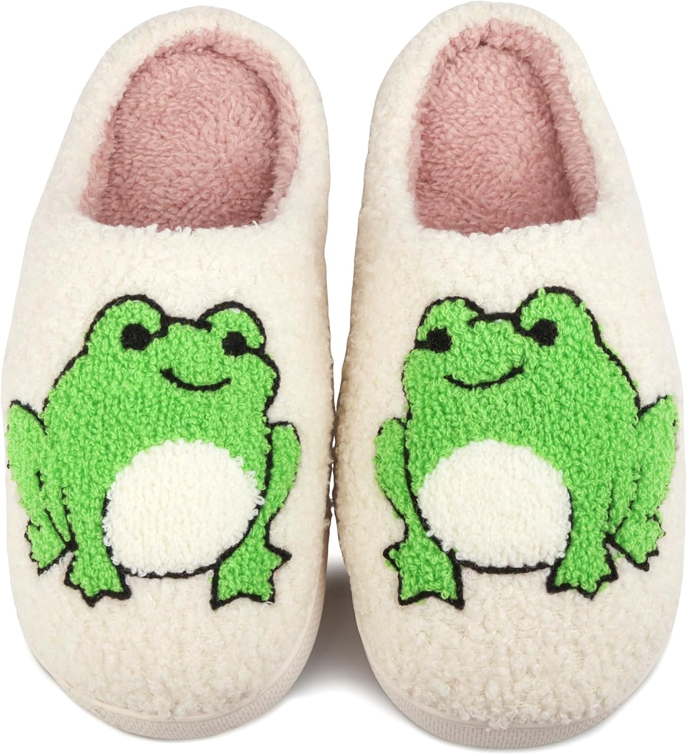 Тапочки для женщин и мужчин, милые домашние тапочки с плюшевой флисовой подкладкой, теплые домашние обувь на мягкой подошве Cwodor, Animal Frog
Тапочки для женщин и мужчин, милые домашние тапочки с плюшевой флисовой подкладкой, теплые домашние обувь на мягкой подошве Cwodor, Animal Frog