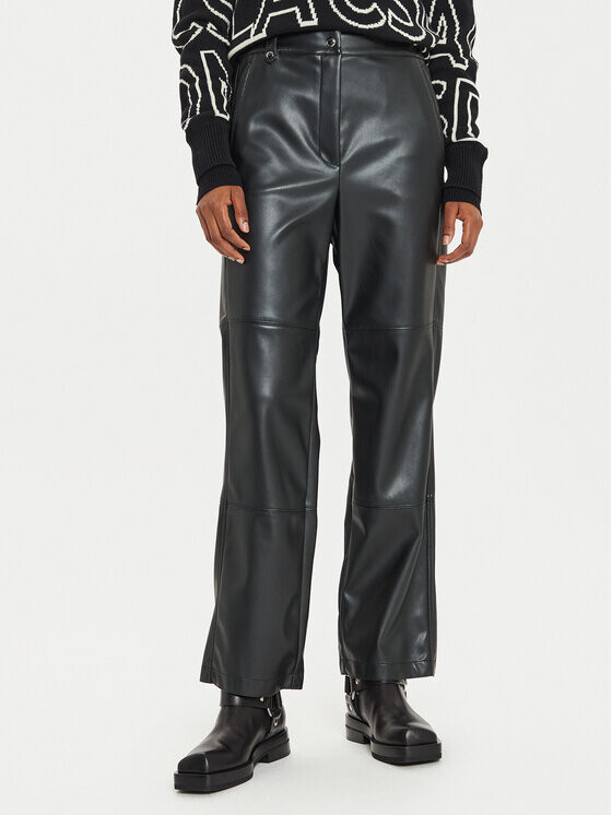 Брюки прямого кроя из искусственной кожи Max Mara Leisure, черный
Брюки прямого кроя из искусственной кожи Max Mara Leisure, черный