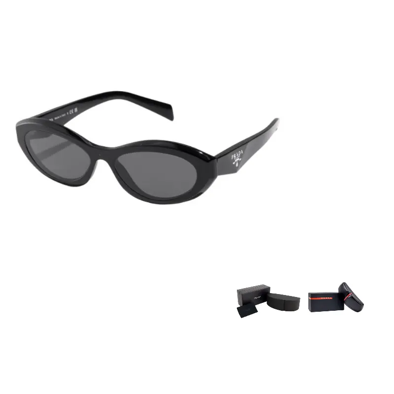 PRADA Ацетатные металлические солнцезащитные очки кошачий глаз унисекс черные, Black
PRADA Ацетатные металлические солнцезащитные очки кошачий глаз унисекс черные, Black