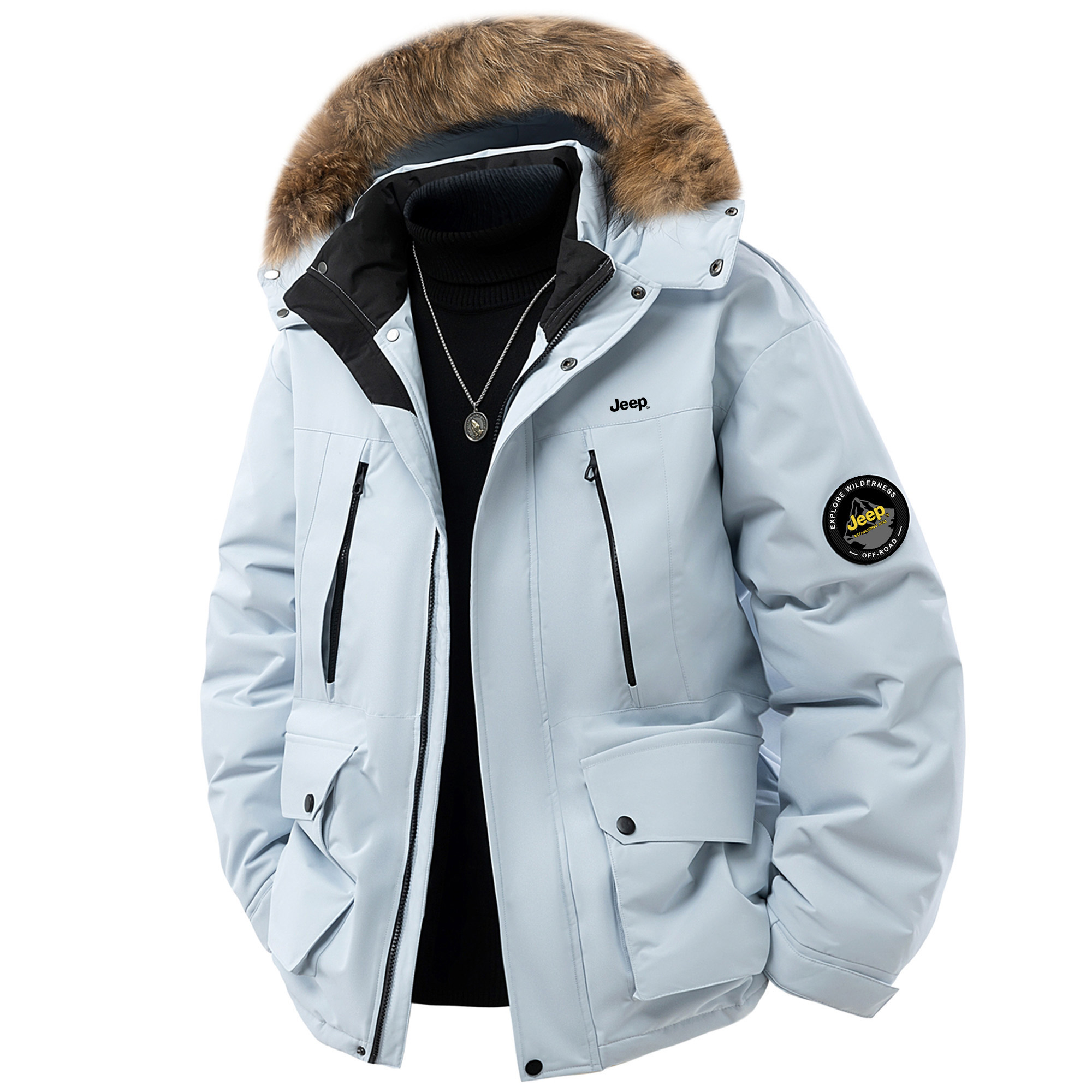 Пуховик Unisex утепленный парка Jeep, glacier синий
Пуховик Unisex утепленный парка Jeep, glacier синий