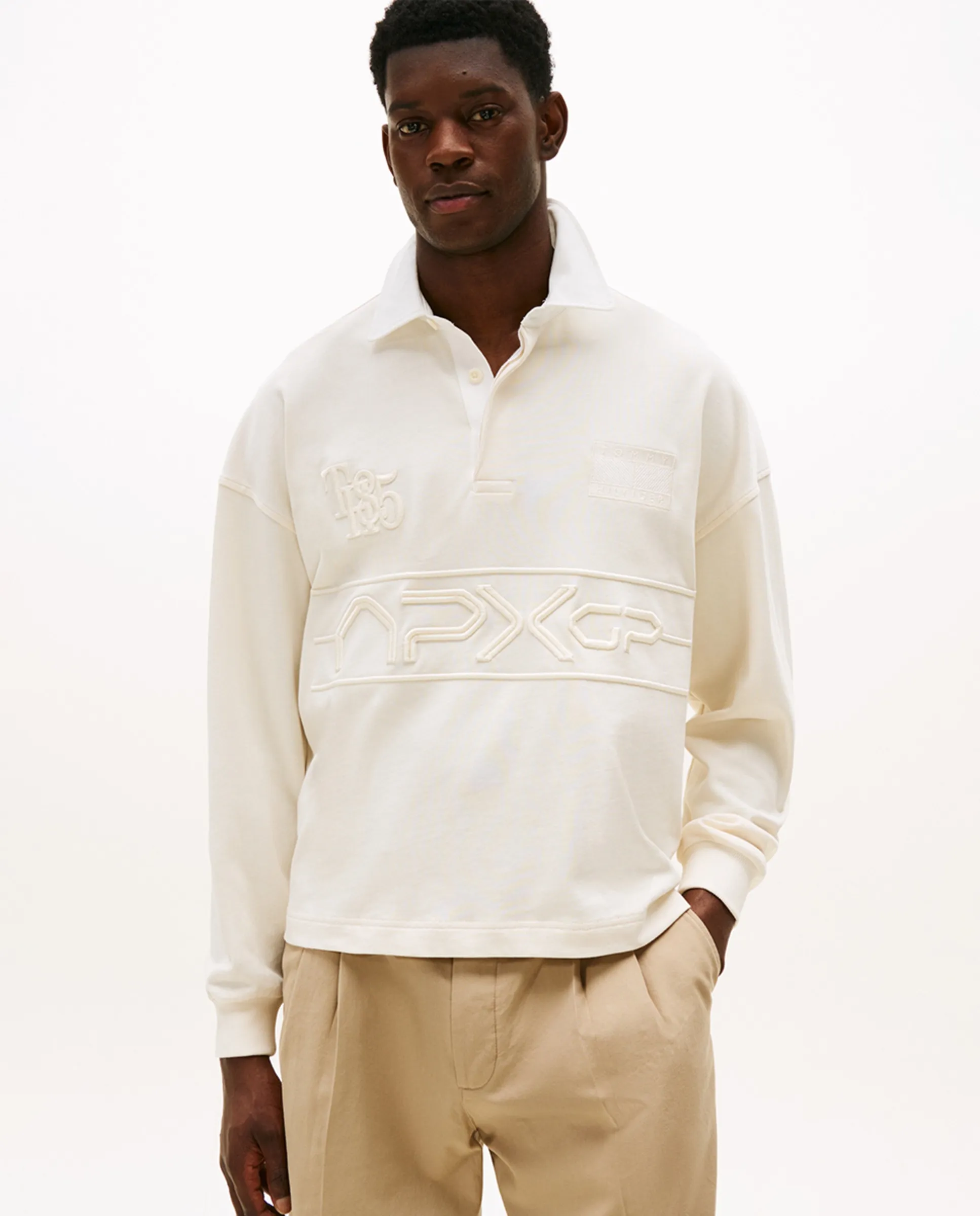 Свитер поло регби для мужчин Tommy Hilfiger, белый
Свитер поло регби для мужчин Tommy Hilfiger, белый