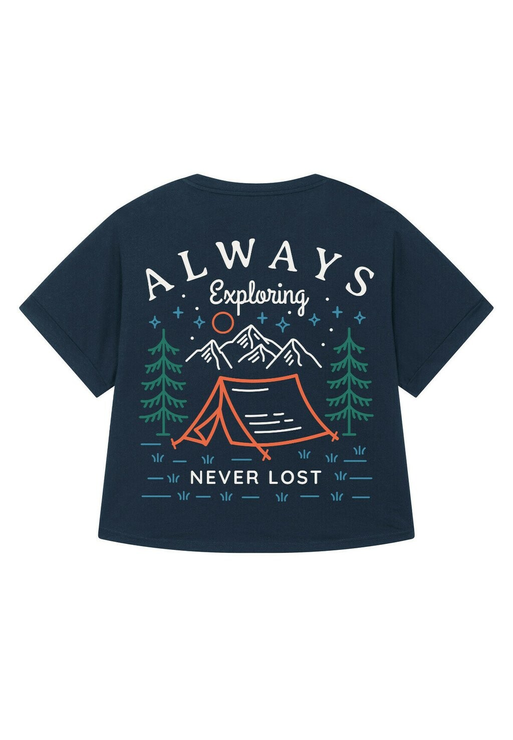 Футболка с принтом ALWAYS EXPLORING NEVER LOST watapparel, темно-синий
Футболка с принтом ALWAYS EXPLORING NEVER LOST watapparel, темно-синий