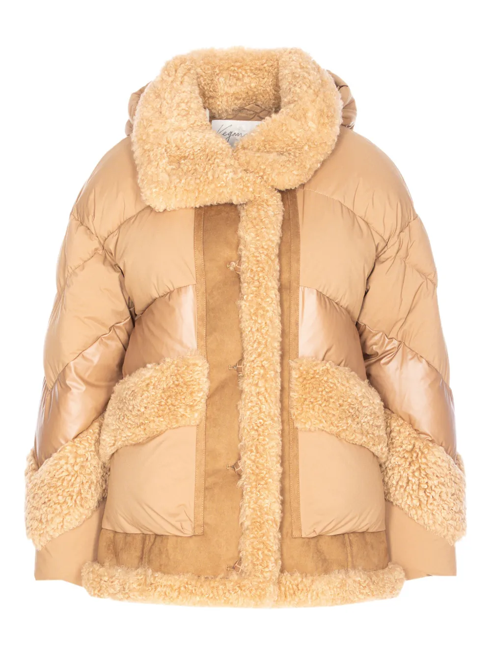 Стеганое пальто с отделкой из искусственного меха VEGANCODE, нейтральный
Стеганое пальто с отделкой из искусственного меха VEGANCODE, нейтральный