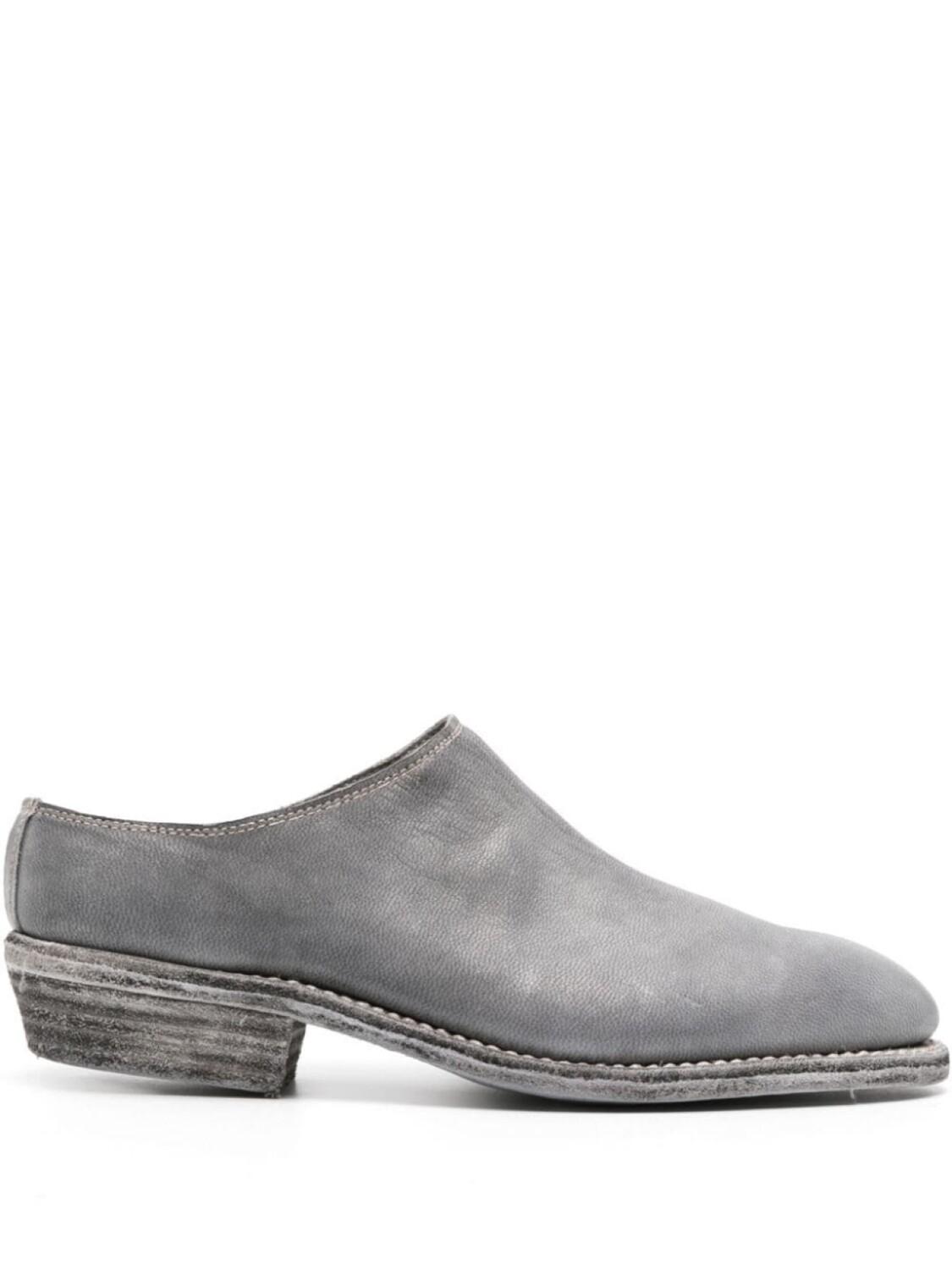 Мюли из зернистой кожи Guidi, серый
Мюли из зернистой кожи Guidi, серый