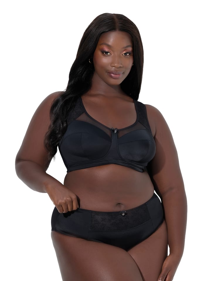 Ulla Popken Бюстгальтер Relief черного цвета
Ulla Popken Бюстгальтер Relief черного цвета