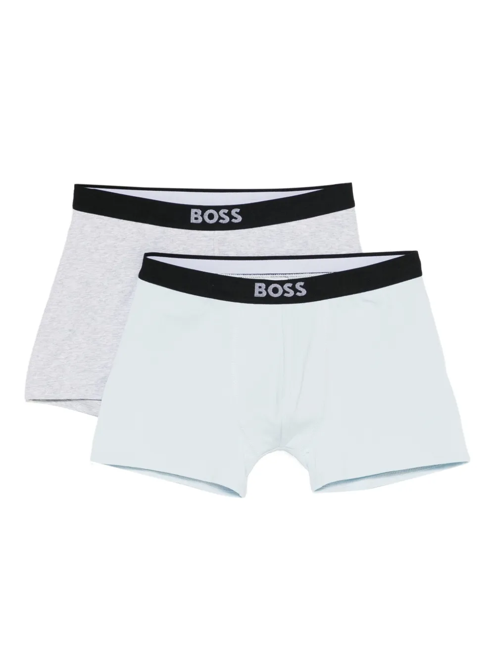 Комплект из двух трусов с логотипом Boss Kidswear, серый
Комплект из двух трусов с логотипом Boss Kidswear, серый