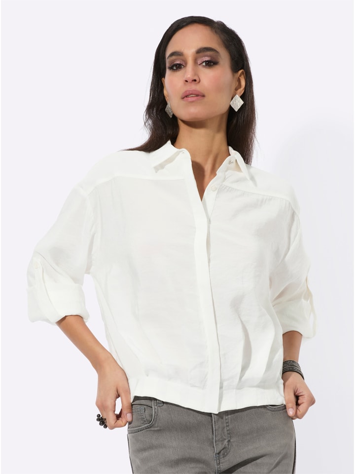 Блузка-рубашка цвета экрю creation L
Блузка-рубашка цвета экрю creation L