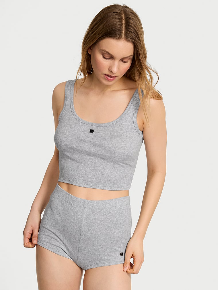 Пижамный комплект из 100% хлопка: майка и шорты Victoria'S Secret, medium heather grey
Пижамный комплект из 100% хлопка: майка и шорты Victoria'S Secret, medium heather grey