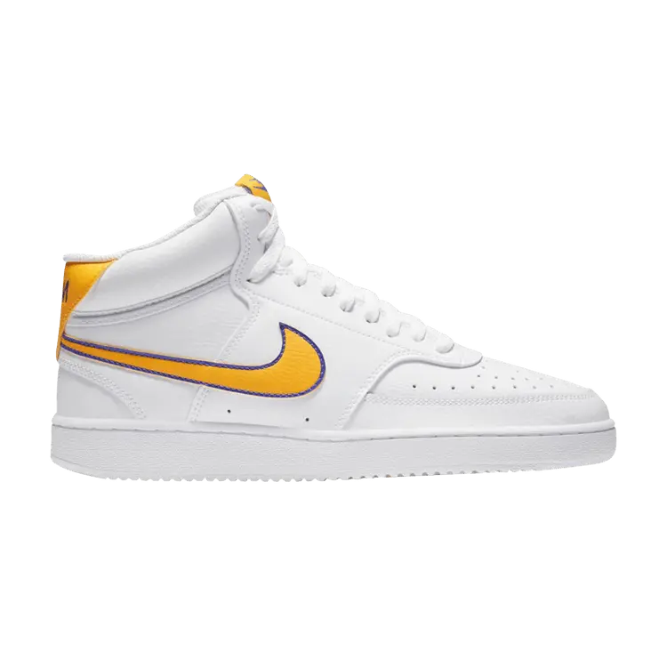 Кроссовки Nike Court Vision Mid 'Lakers', белый
Кроссовки Nike Court Vision Mid 'Lakers', белый