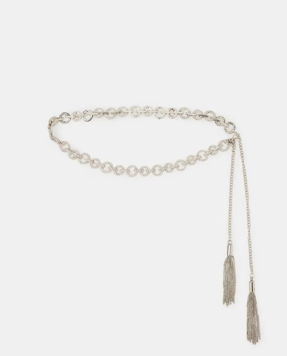 Эластичный кольцевой ремень Latouche, серебряный 
Эластичный кольцевой ремень Latouche, серебряный