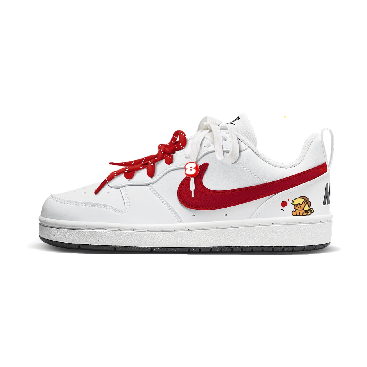 Nike Court Borough Horse Racing Peaceful Low top Детские скейтборд-кроссовки White Red Yellow для подростков
Nike Court Borough Horse Racing Peaceful Low top Детские скейтборд-кроссовки White Red Yellow для подростков