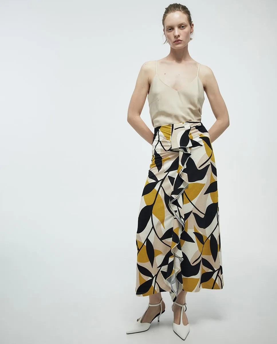 Льняная юбка с воланами Sfera, желтый
Льняная юбка с воланами Sfera, желтый