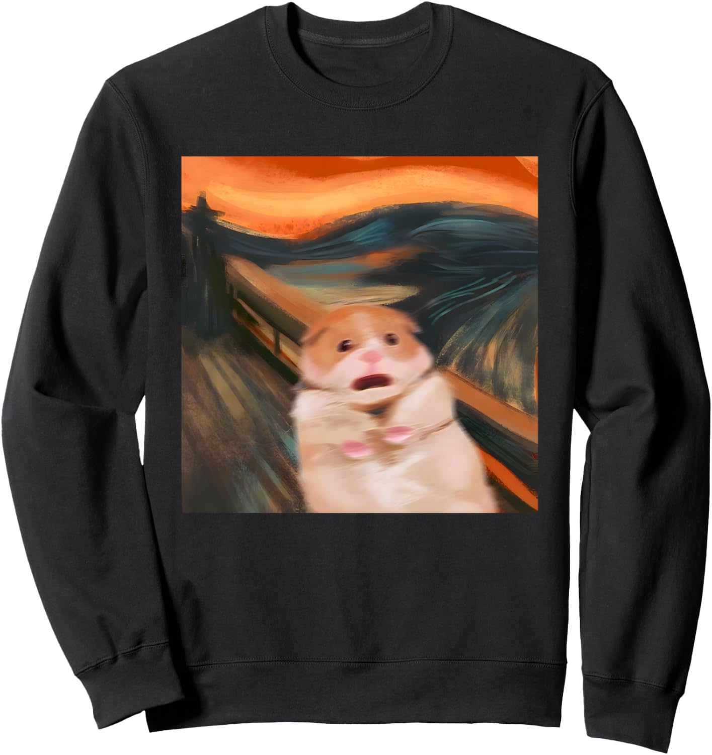 Забавная толстовка с изображением испуганного хомяка и кричащего хомячка, черная Funny Tee
Забавная толстовка с изображением испуганного хомяка и кричащего хомячка, черная Funny Tee