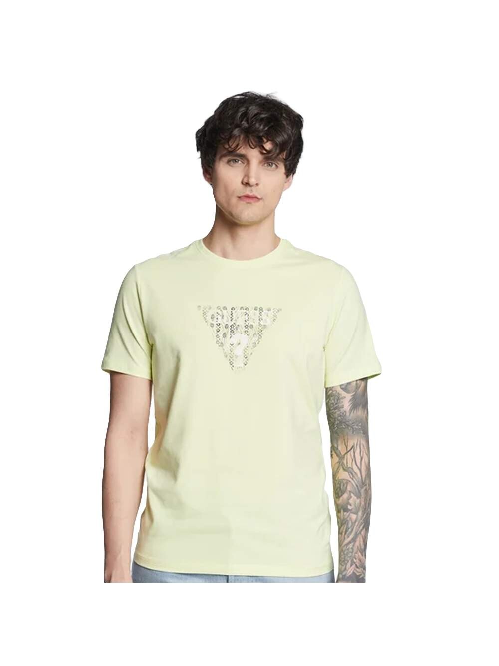 Футболка с логотипом и треугольниками Guess, желтый
Футболка с логотипом и треугольниками Guess, желтый