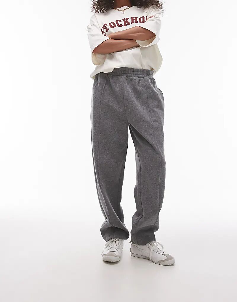 Джоггеры с манжетами pinktuck серого цвета Topshop
Джоггеры с манжетами pinktuck серого цвета Topshop