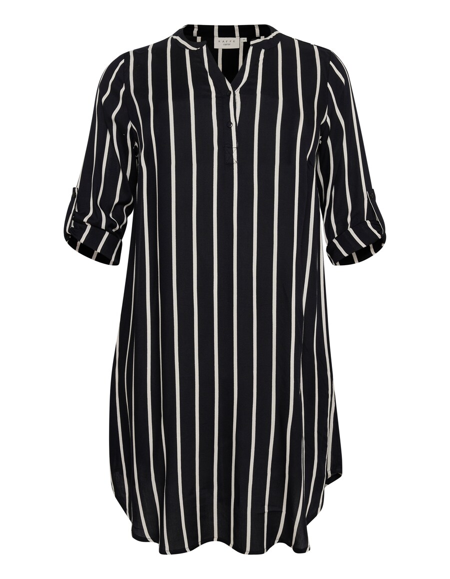 Платье-рубашка KAFFE CURVE Milana, черный 
Платье-рубашка KAFFE CURVE Milana, черный