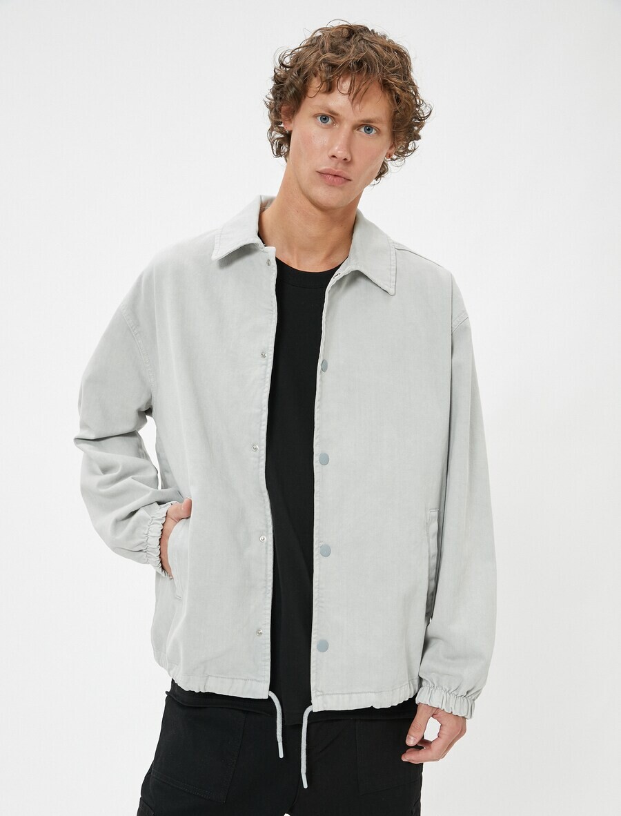 Джинсовая куртка Koton Between-Season Jacket, светло-серый
Джинсовая куртка Koton Between-Season Jacket, светло-серый