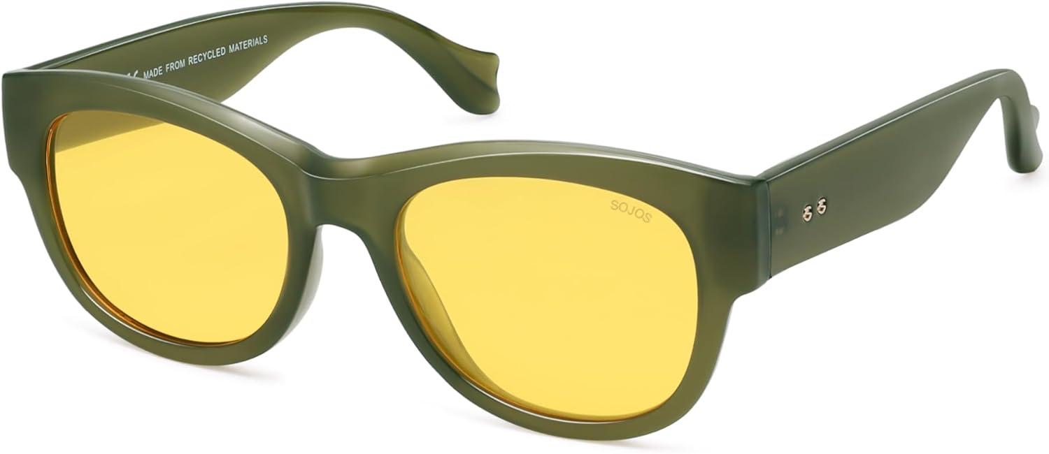 Солнцезащитные очки SOJOS Ocean Collection Classic Polarized Square для женщин и мужчин, оправа из переработанного пластика, экологичные, защита от УФ-излучения UV400, цвет Bloom, Green/ Yellow
Солнцезащитные очки SOJOS Ocean Collection Classic Polarized Square для женщин и мужчин, оправа из переработанного пластика, экологичные, защита от УФ-излучения UV400, цвет Bloom, Green/ Yellow