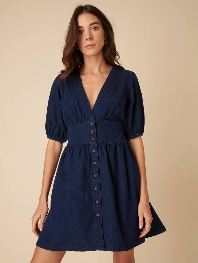 Джинсовое мини-платье starlight из чистого органического хлопка Nobody's Child, синий
Джинсовое мини-платье starlight из чистого органического хлопка Nobody's Child, синий