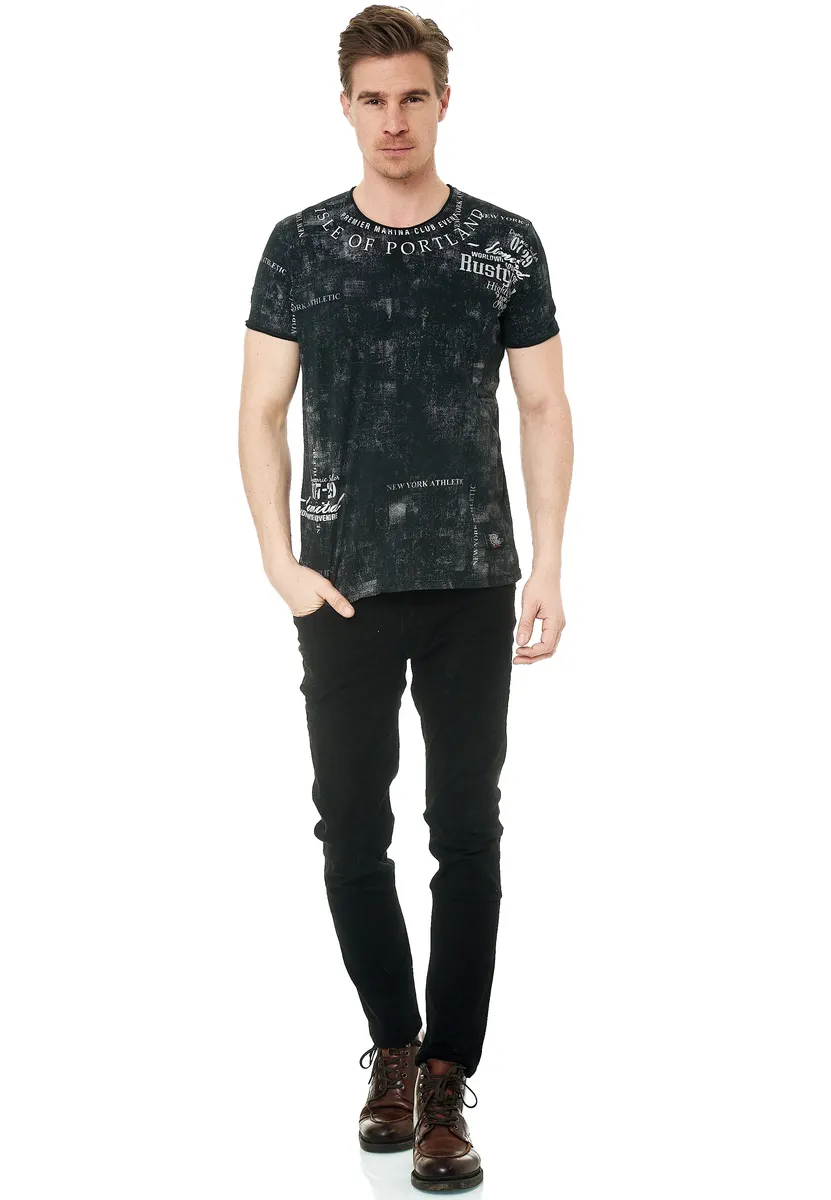 Футболка Rusty Neal с современным принтом, черно-белый
Футболка Rusty Neal с современным принтом, черно-белый