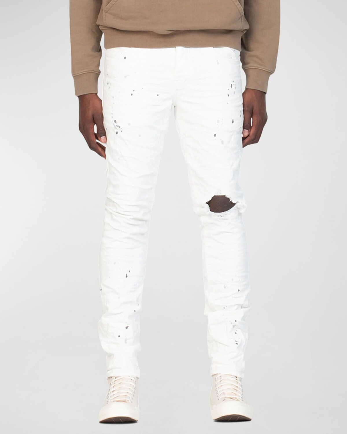 Мужские джинсы скинни P001 Optic White Paint Blowout PURPLE, цвет Optic White
Мужские джинсы скинни P001 Optic White Paint Blowout PURPLE, цвет Optic White