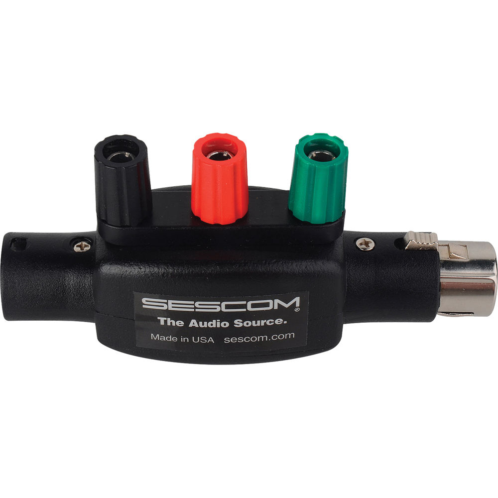 Sescom IL-XLR-POSTS Male and Female XLR Connector IL-XLR-POSTS
Sescom IL-XLR-POSTS Male and Female XLR Connector IL-XLR-POSTS