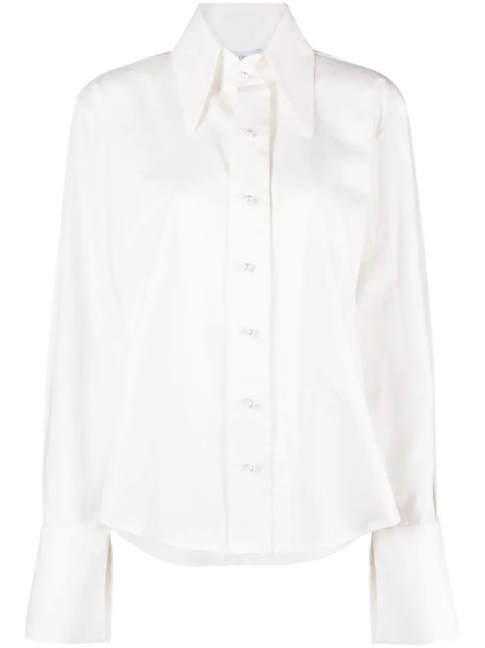 Рубашка с разрезами на манжетах Ioana Ciolacu, белый
Рубашка с разрезами на манжетах Ioana Ciolacu, белый