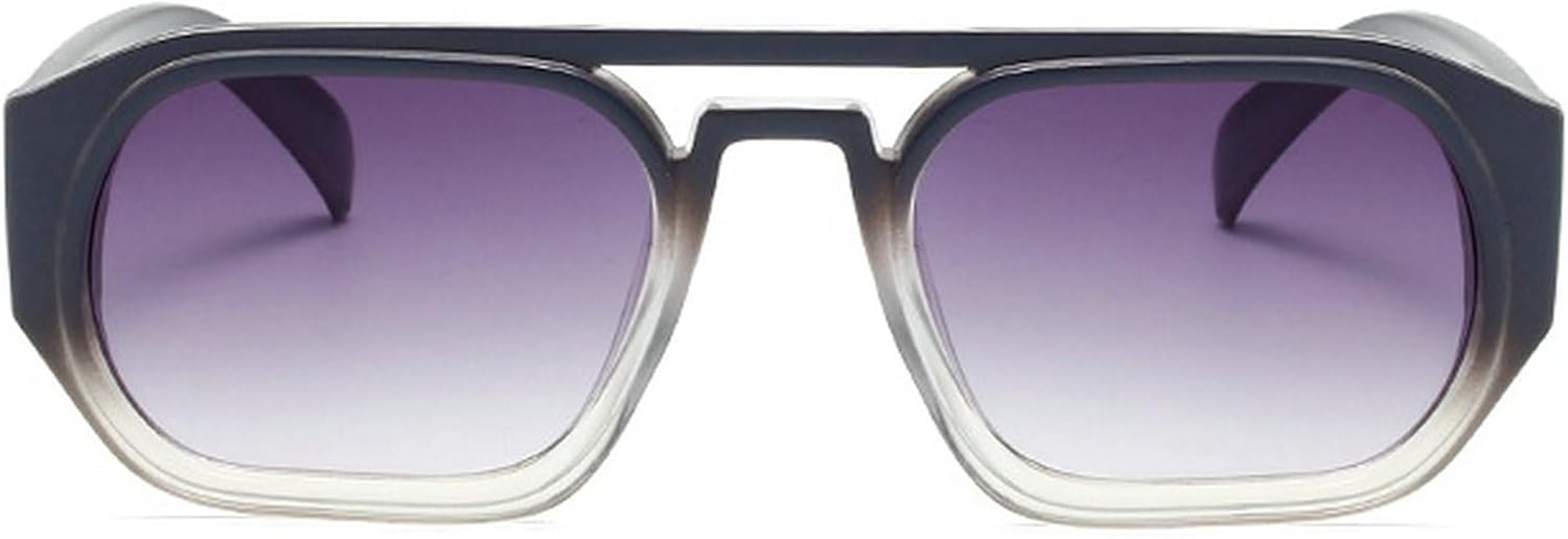 Ретро солнцезащитные очки с двойной перемычкой, многоугольные, квадратные, женские, модные, зеленые и оранжевые, с защитой от УФ-излучения UV400, мужские солнцезащитные очки с градиентным покрытием mincl, Gray Clear
Ретро солнцезащитные очки с двойной перемычкой, многоугольные, квадратные, женские, модные, зеленые и оранжевые, с защитой от УФ-излучения UV400, мужские солнцезащитные очки с градиентным покрытием mincl, Gray Clear