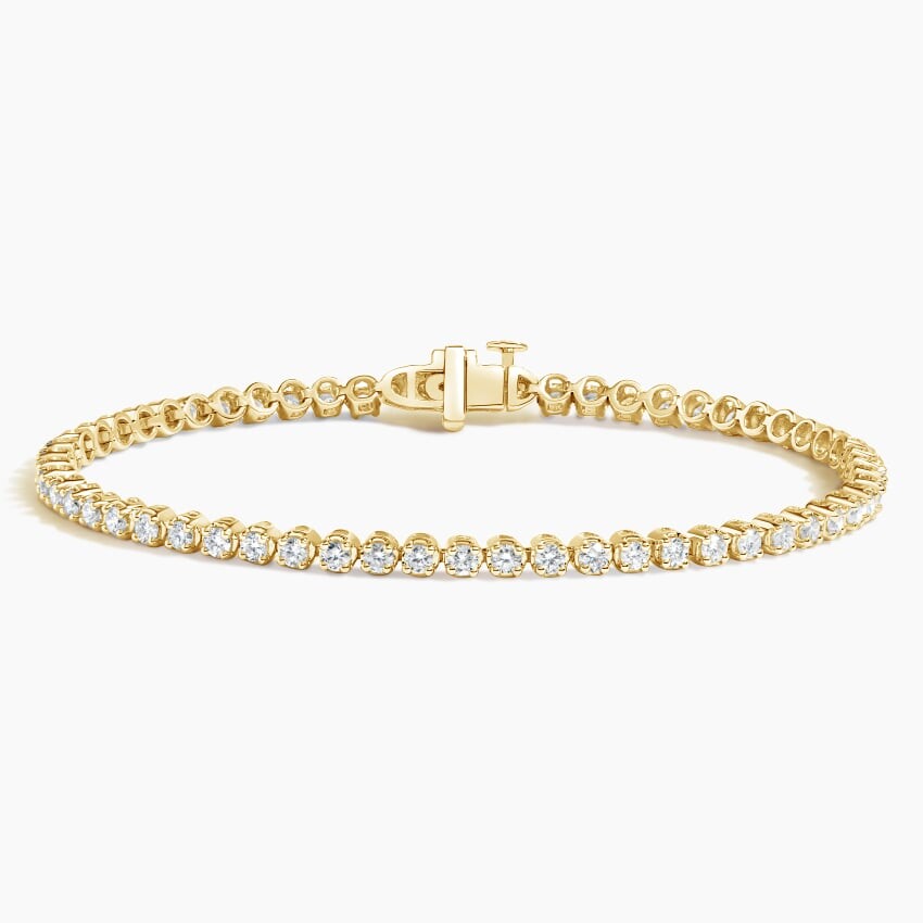 Теннисный браслет с бриллиантами 6,5 дюймов (2 карата) Brilliant Earth
Теннисный браслет с бриллиантами 6,5 дюймов (2 карата) Brilliant Earth