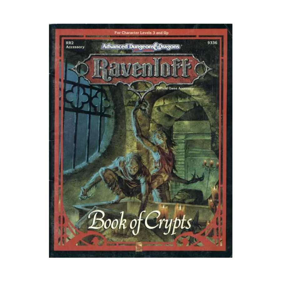 Book of Crypts, Ravenloft (TSR), мягкая обложка
Book of Crypts, Ravenloft (TSR), мягкая обложка