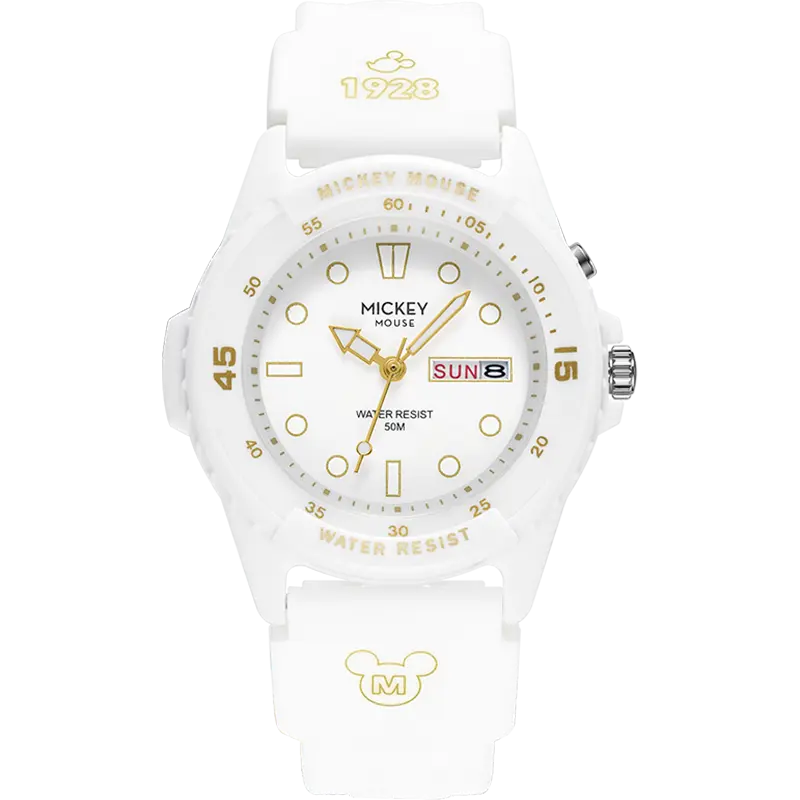 Disney Часы Mickey Series Quartz Movement TPU Strap Watch Unisex White Dial
Disney Часы Mickey Series Quartz Movement TPU Strap Watch Unisex White Dial