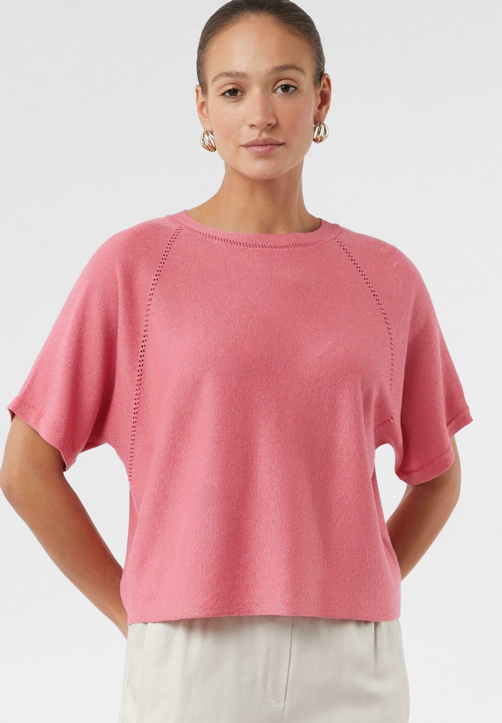 Базовая футболка comma, розовый
Базовая футболка comma, розовый