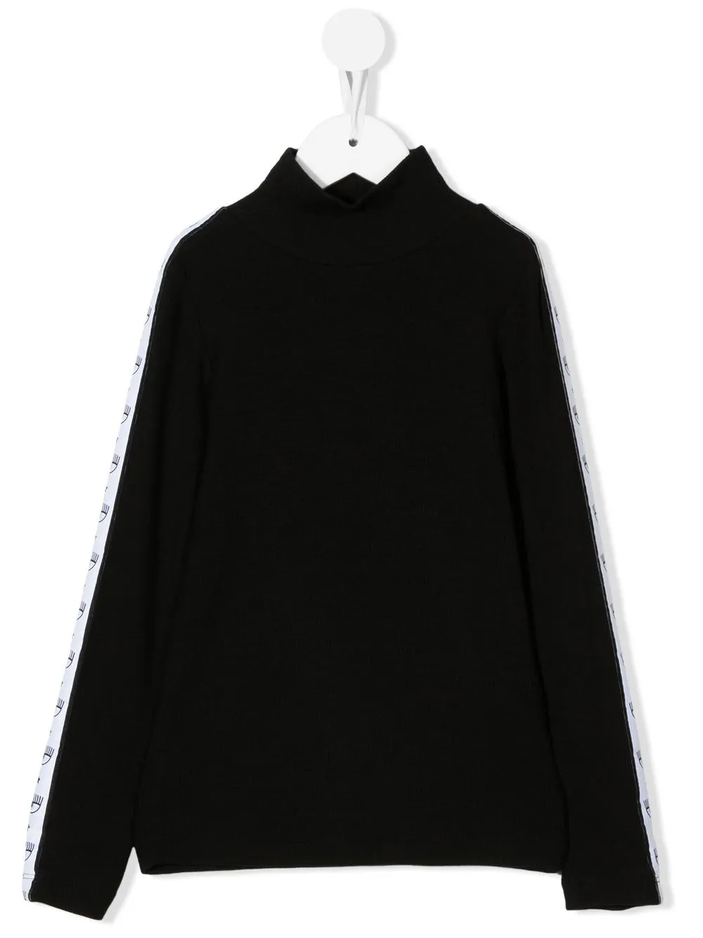 Трикотажный топ с логотипом Chiara Ferragni Kids, черный
Трикотажный топ с логотипом Chiara Ferragni Kids, черный