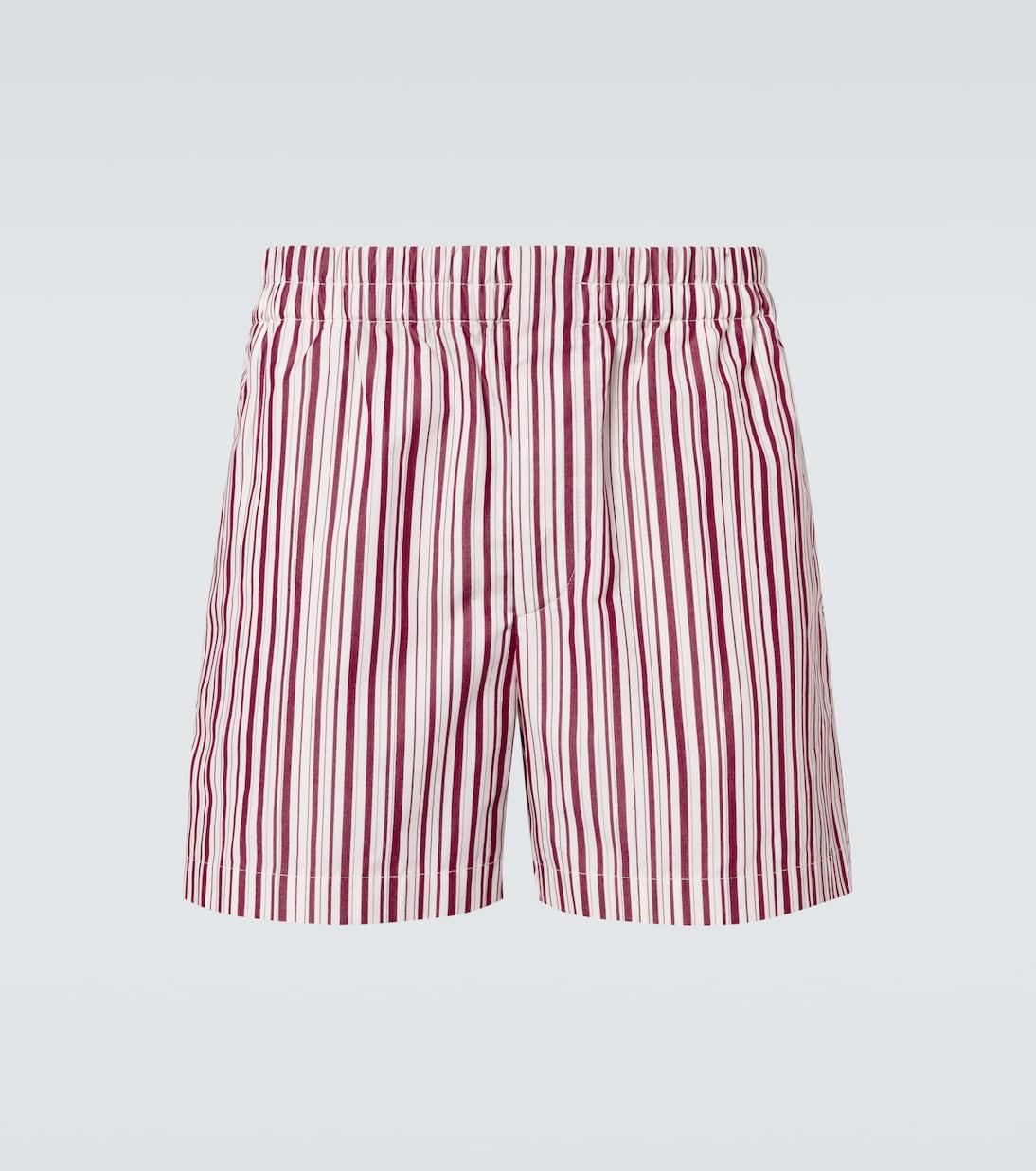 Шорты из полосатого хлопкового поплина Double G Gucci, White/Rosso Ancora/M
Шорты из полосатого хлопкового поплина Double G Gucci, White/Rosso Ancora/M