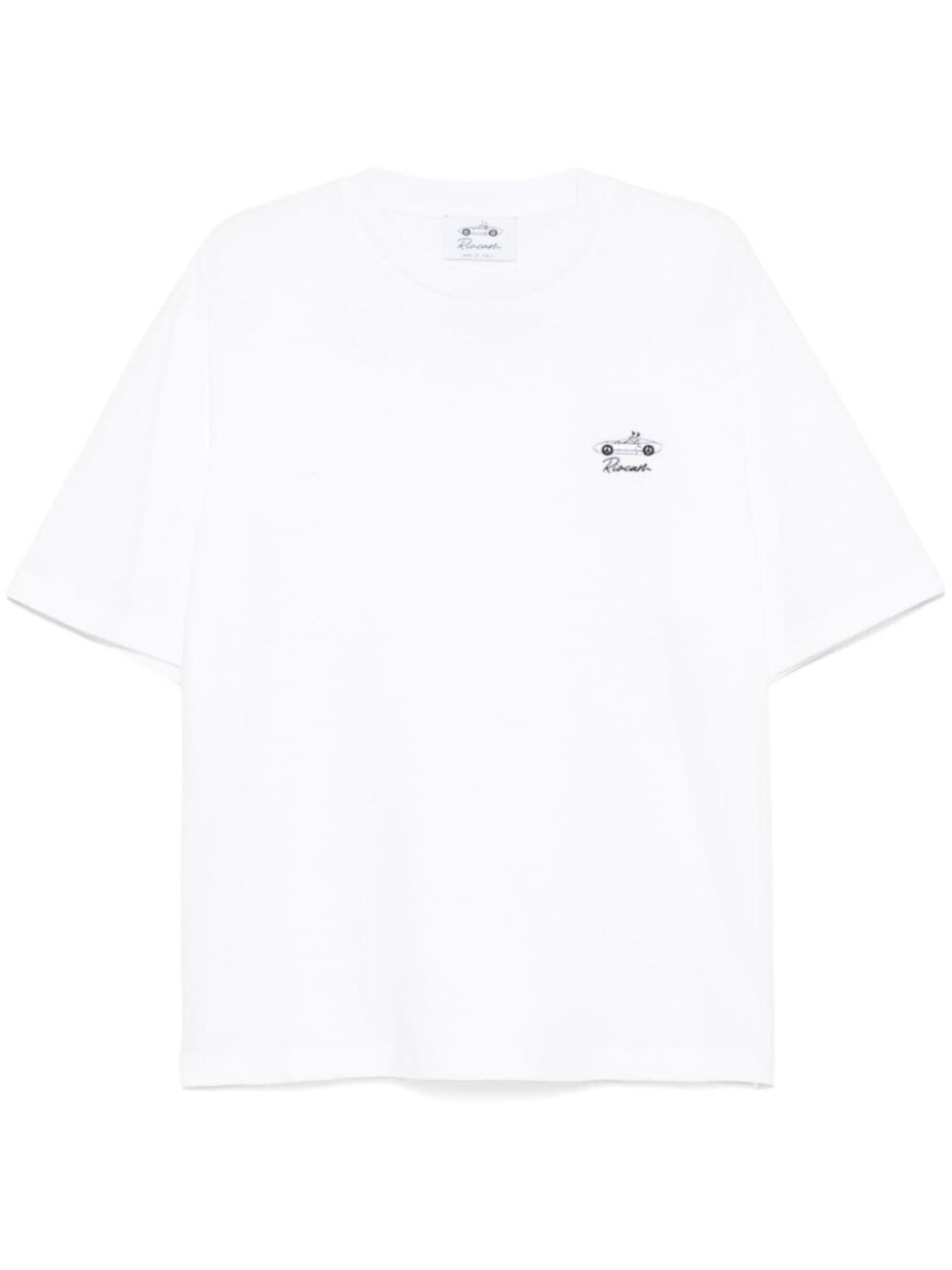 Футболка с вышитым изображением автомобиля Riocam, белый
Футболка с вышитым изображением автомобиля Riocam, белый