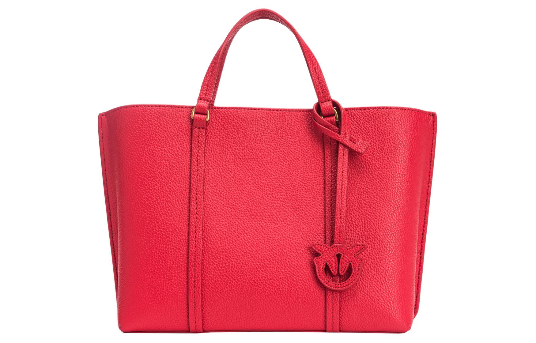 Кожаная сумка-шоппер женская красная PINKO
Кожаная сумка-шоппер женская красная PINKO