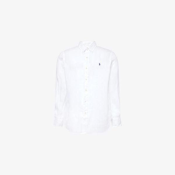 Рубашка Polo Ralph Lauren из льна с длинными рукавами и отложным воротником на пуговицах, белый
Рубашка Polo Ralph Lauren из льна с длинными рукавами и отложным воротником на пуговицах, белый