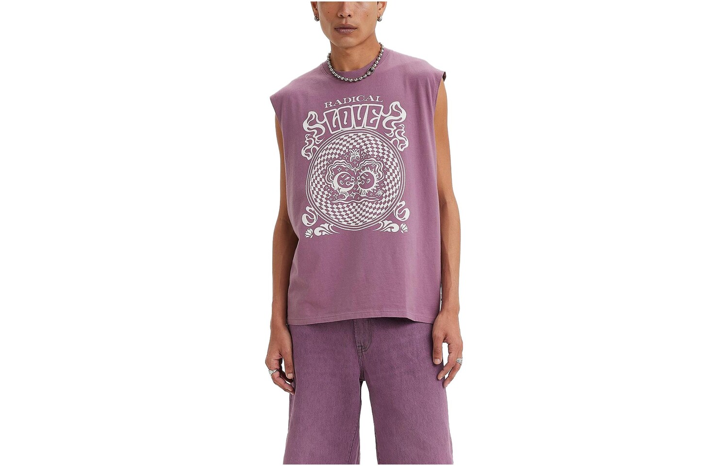 Футболка серии Rainbow SS23 для мужчин, фиолетовая Levi’S, фиолетовый 
Футболка серии Rainbow SS23 для мужчин, фиолетовая Levi’S, фиолетовый