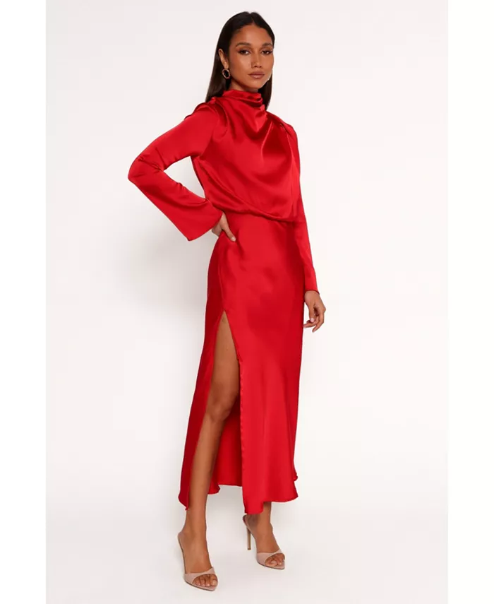 Женское платье Kristyn с длинными рукавами миди Petal and Pup, красный
Женское платье Kristyn с длинными рукавами миди Petal and Pup, красный