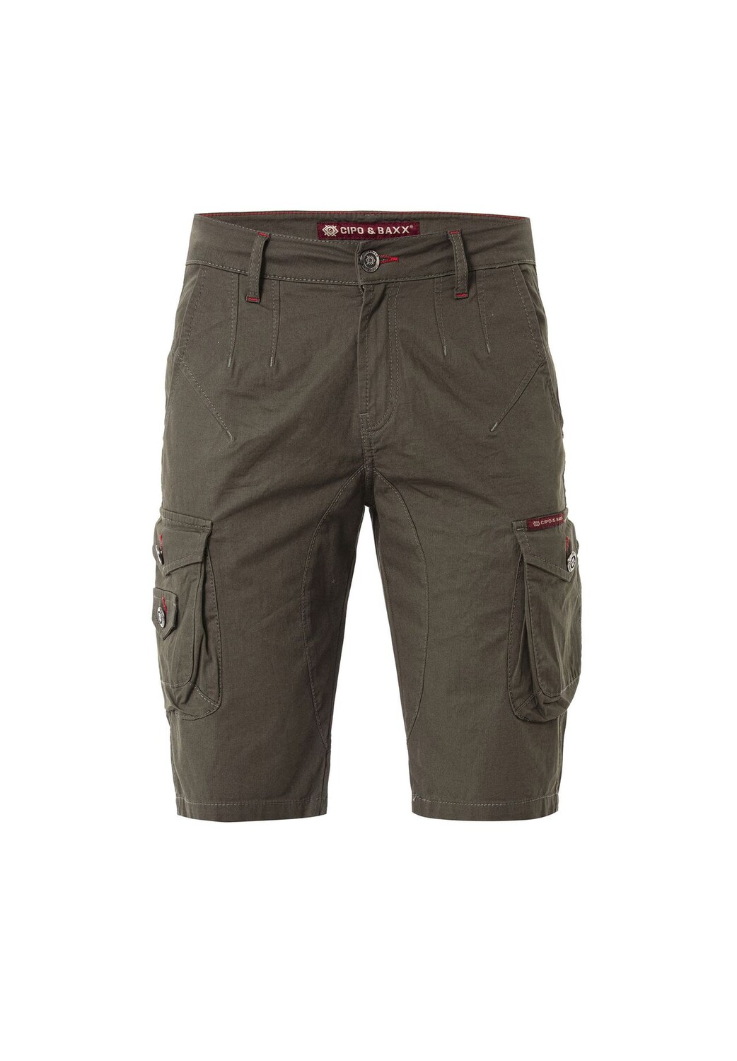 Шорты с практичными карманами-карго CIPO & BAXX, зеленый
Шорты с практичными карманами-карго CIPO & BAXX, зеленый