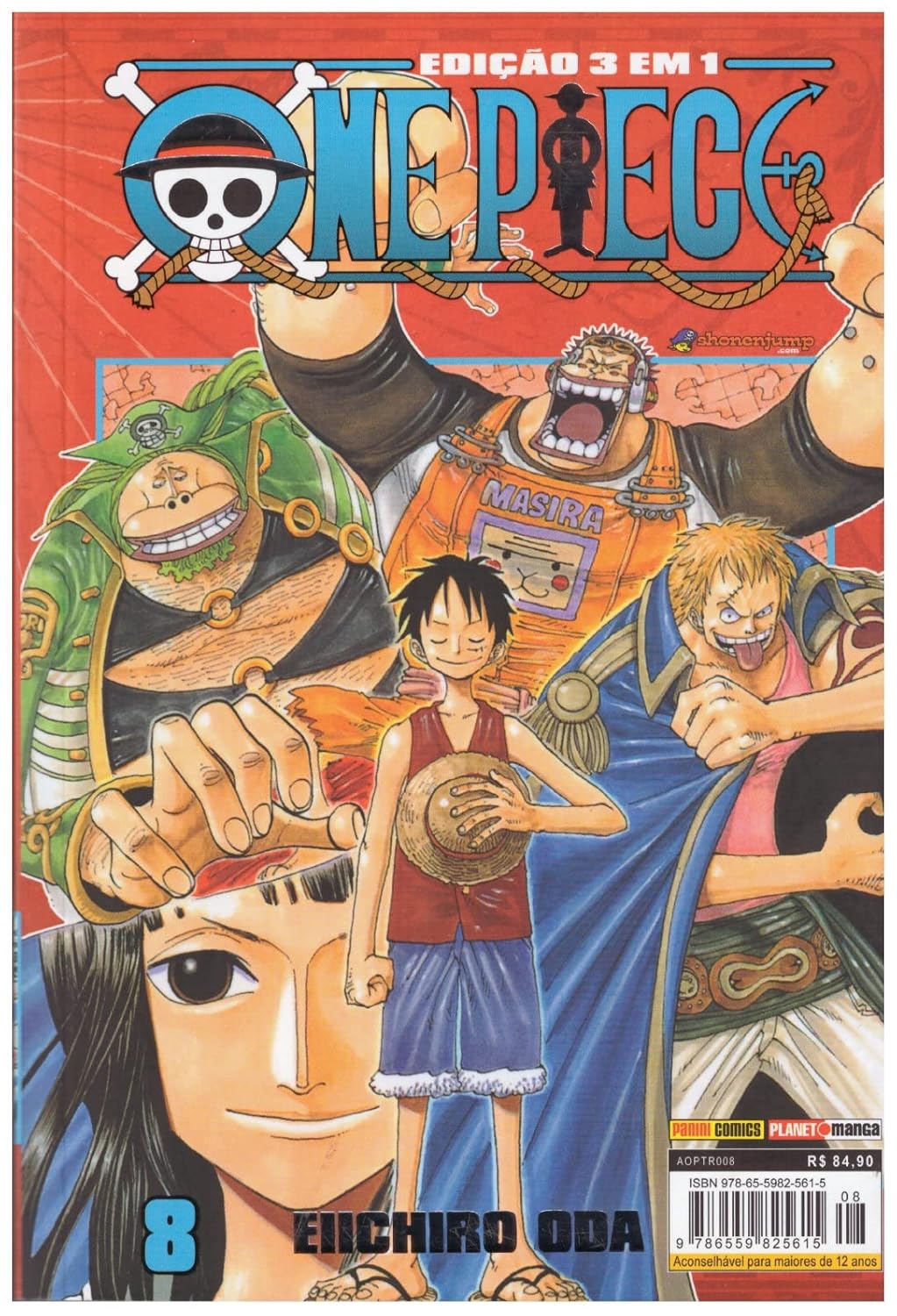 One Piece 3 in 1 Vol. 8 (Panini)
One Piece 3 in 1 Vol. 8 (Panini)