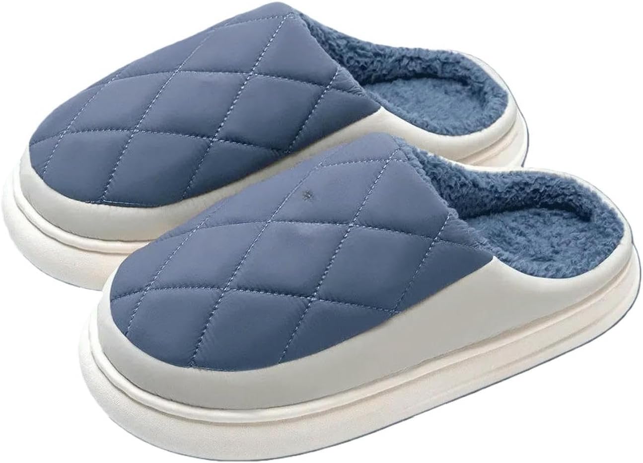 Домашние тапочки для мужчин и женщин, теплые плюшевые тапочки с толстой подошвой и противоскользящей поверхностью Uebherv, синий
Домашние тапочки для мужчин и женщин, теплые плюшевые тапочки с толстой подошвой и противоскользящей поверхностью Uebherv, синий