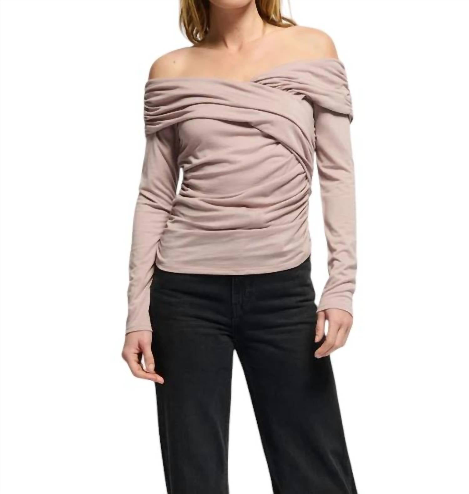 Топ Mika с открытыми плечами в лиловом цвете Nation LTD
Топ Mika с открытыми плечами в лиловом цвете Nation LTD