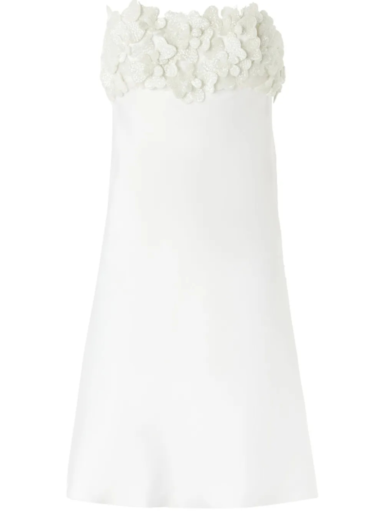 Платье мини с цветочной аппликацией Genny, белый
Платье мини с цветочной аппликацией Genny, белый