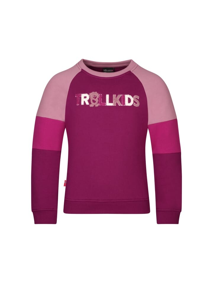 Пуловер Trollkids Trollfjord, цвет plum/fireberry
Пуловер Trollkids Trollfjord, цвет plum/fireberry