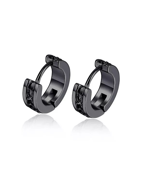 Серьги-Кольца Huggie Hoops из нержавеющей стали с черным покрытием Metallo, black
Серьги-Кольца Huggie Hoops из нержавеющей стали с черным покрытием Metallo, black