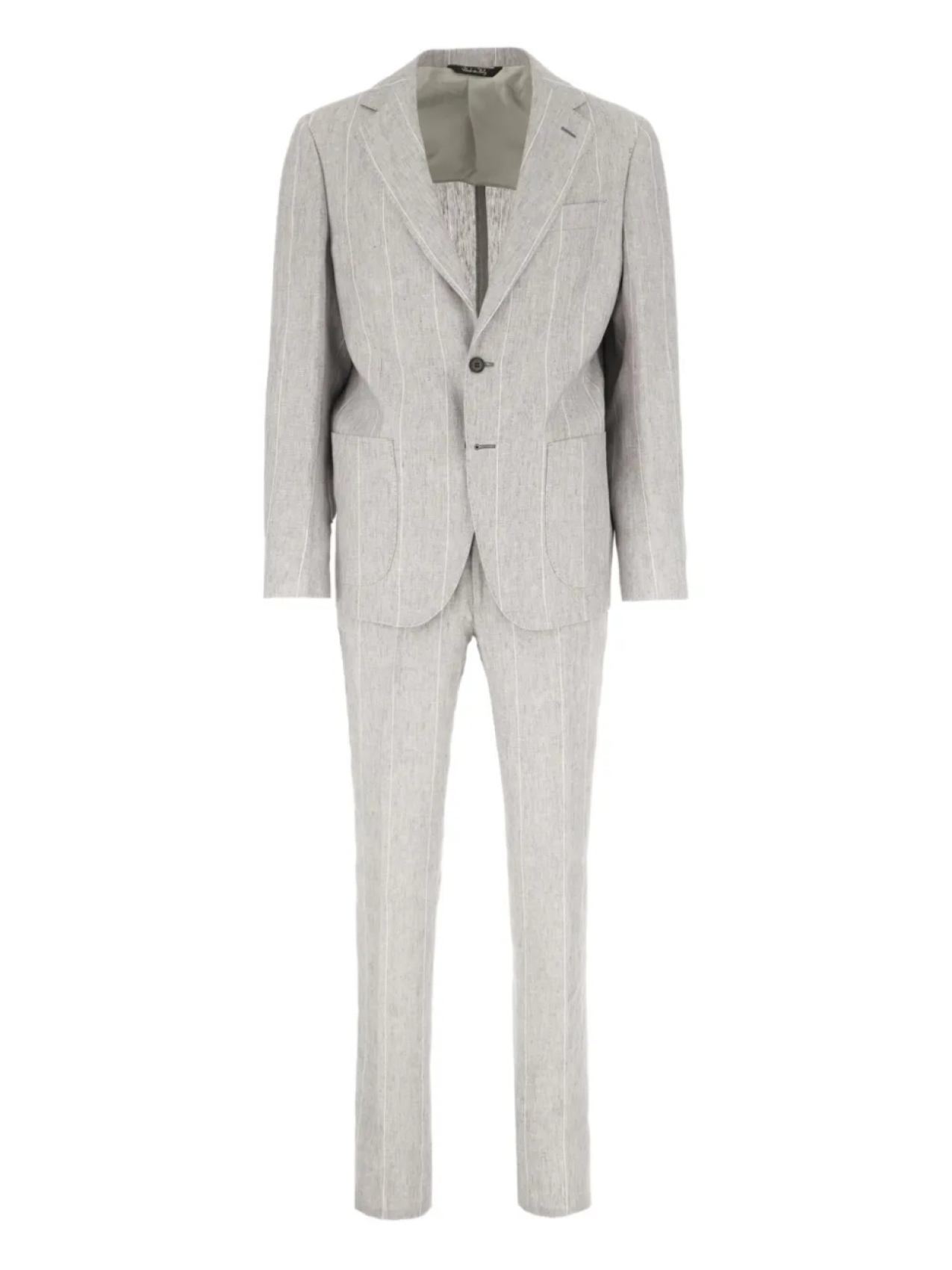 Льняной однобортный костюм COLAMARINO, серый
Льняной однобортный костюм COLAMARINO, серый