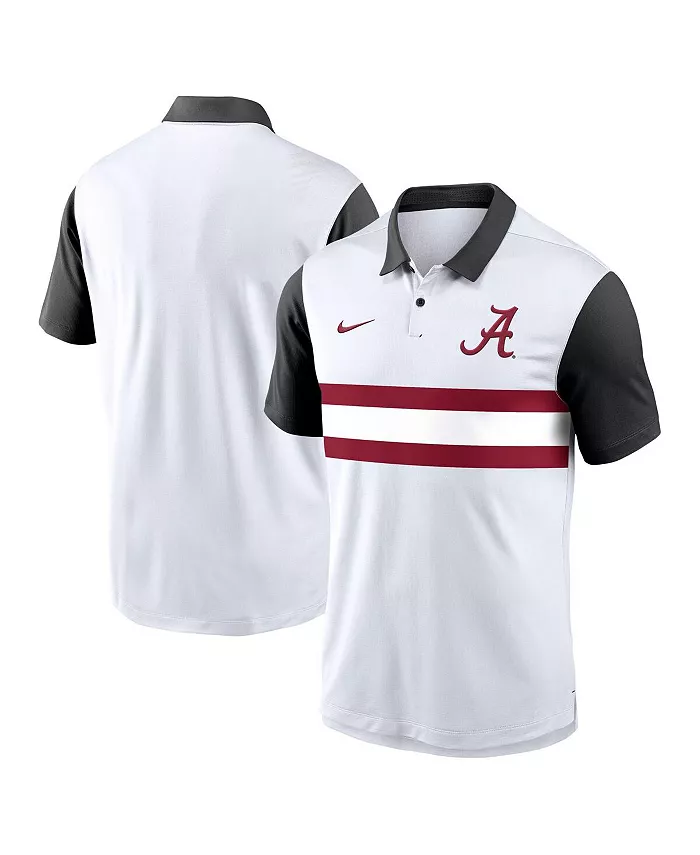 Мужская белая поло Vapor Performance Alabama Crimson Tide Nike
Мужская белая поло Vapor Performance Alabama Crimson Tide Nike